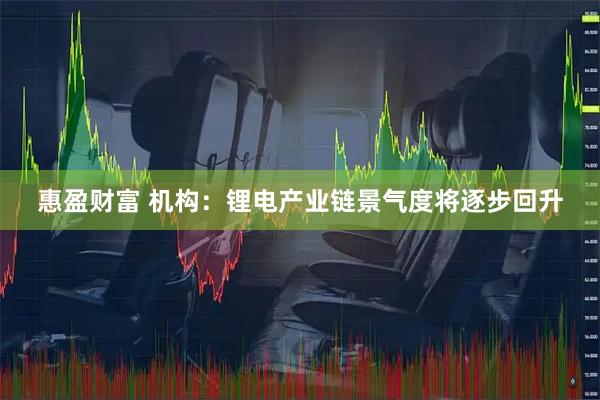 惠盈财富 机构：锂电产业链景气度将逐步回升