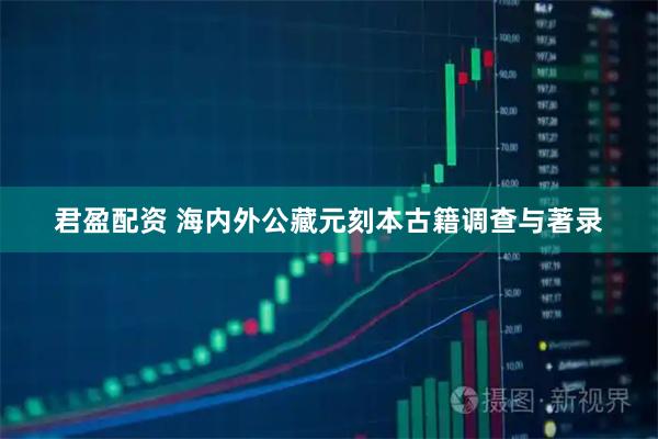 君盈配资 海内外公藏元刻本古籍调查与著录