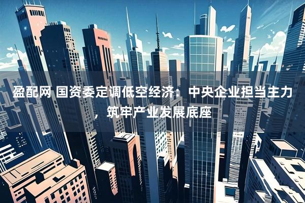 盈配网 国资委定调低空经济：中央企业担当主力，筑牢产业发展底座
